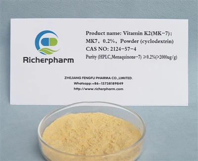 Vitamin K2 (MK-7); MK7, 0.2%, Powder (Cyclodextrin) CAS 2124-57-4