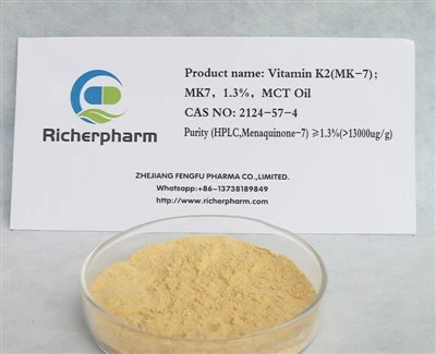 Vitamin K2 (MK-7); MK7, 1.3%, MCT Oil CAS 2124-57-4