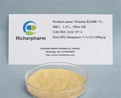 Vitamin K2 (MK-7); MK7, 1.3%, Olive Oil CAS 2124-57-4