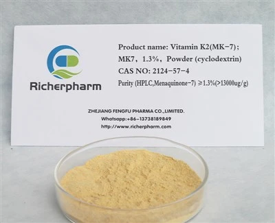 Vitamin K2 (MK-7); MK7, 1.3%, Powder (Cyclodextrin) CAS 2124-57-4